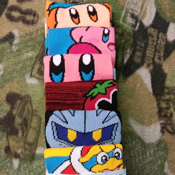 Nintendo Kirby Casual Socks Multicolor - Picture 4 of 4